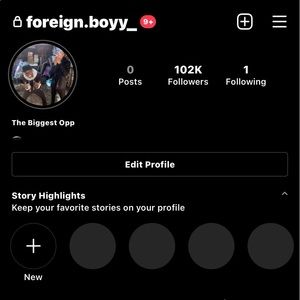 100,000 follower Instagram account